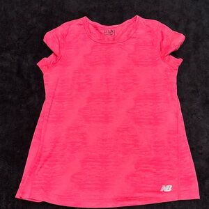 New Balance Kids Vibrant Pink Tee